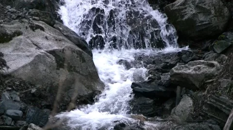 Water Flowing from a Stream Stock Footage 8510244