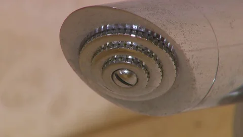 Water flowing from a tap Stock Footage 72108849