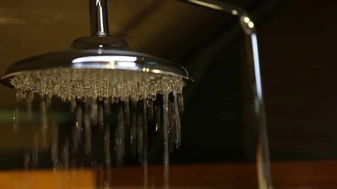 Water flowing from a tap Stock Footage 72109009