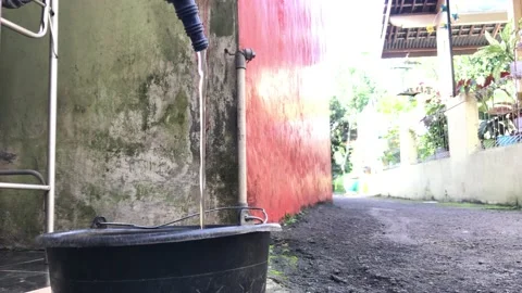 Water flows. Stock Footage 168667648