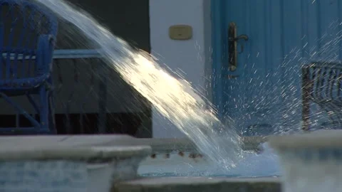 Water flows out Stock-Footage 134563582