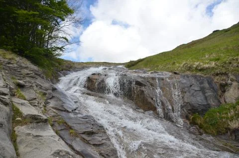 The water flows Stock Photos