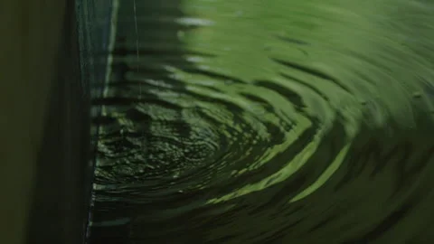 Water flows into the pool Stock Footage 273786090