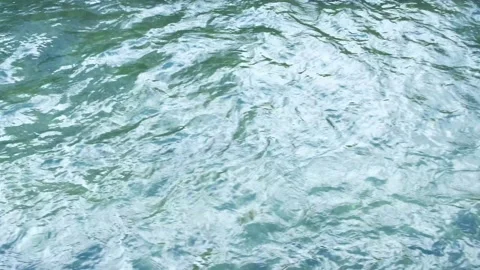 Water flows in the river 스톡 동영상 304740473