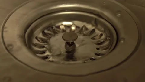 Water Flows In The Sink Video stock 233342846
