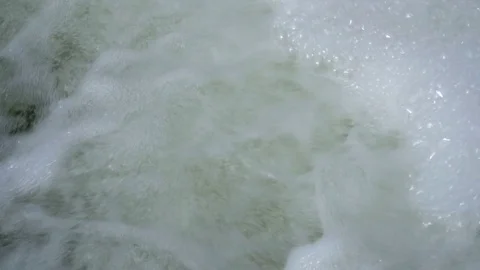 Water foams and bubbles background	 Stock Footage 76800961