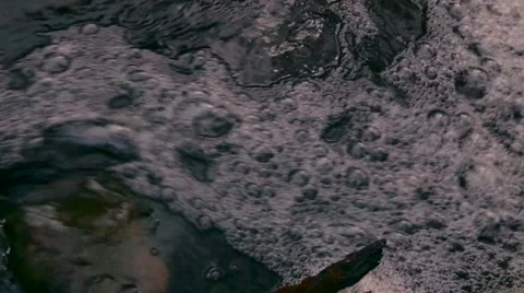 Water foams Stock Footage 49912522