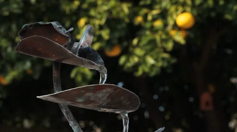 Water Fountain Close-up Stock Footage 45756605