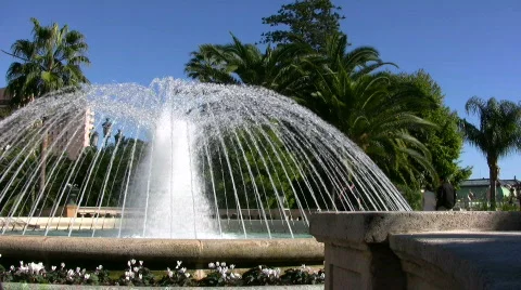 Water fountain Stock Footage