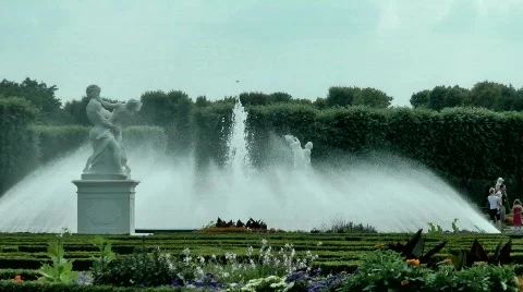 Water fountain Stock Footage 780445