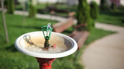 Water fountain Stock Footage 11242018