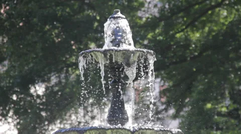 Water Fountain Stock Footage 39946554