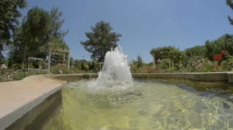 Water fountain Stock Footage