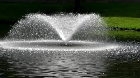 Water fountain Stock Footage 247340980