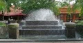 Water fountain spring in tourism quarter Nusa Dua of Bali Indonesia 4k or 4k+ Resolution