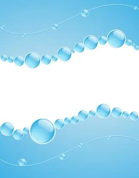 Water frame Stock Illustration