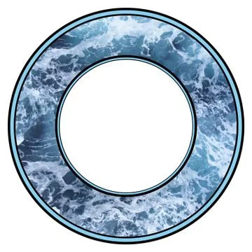 Water frame Stock Illustration