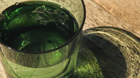 Water with fresh mint Stock Footage 8553872