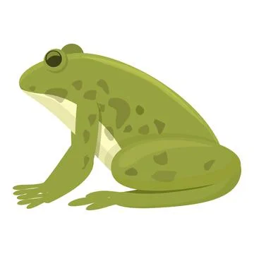 Water frog icon cartoon vector. Cute character Stock Illustration