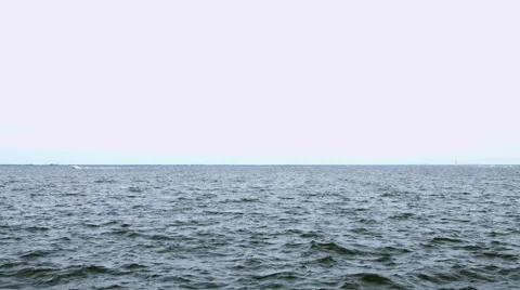 Water front open ocean long island New York Video stock 64904283
