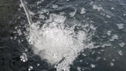 Water get loop with sound Stock Footage 88575502