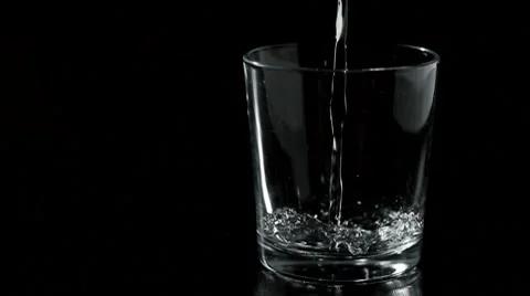 Water Glass Stock Footage 8608766