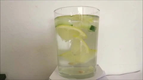 Water Glass Stock Footage 152277960