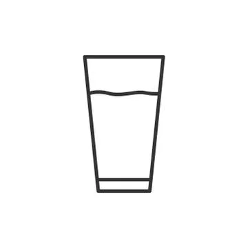 Water glass icon Stock Illustration