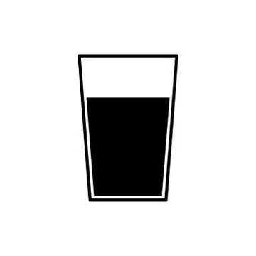 Water glass icon Stock Illustration