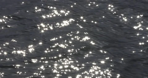 The water is glistening in the sunlight Diffuse reflection Stock Footage 152532057