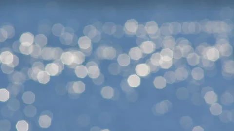 Water Glitters is not the Focus Stock Footage 67612001