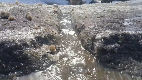 Water goes down Stock Footage 106368035