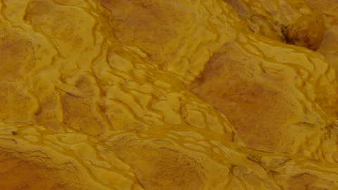 Water for gold rocks Stock Footage 103057413