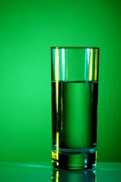 Water on green Stock Photos