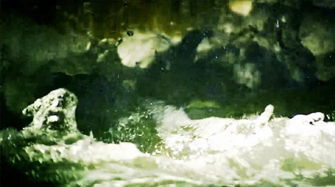 Water Gushing in a Natural Spring Stock Footage 31751984