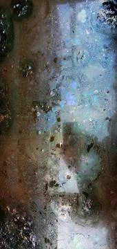 Water in the gutter Foto stock