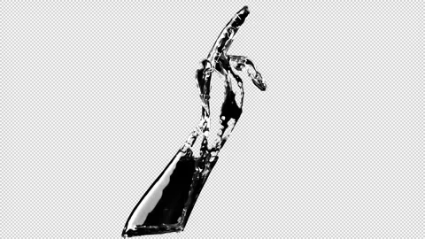 Water hand 01 Stock Footage 334888237