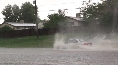 Water Hazard Stock Footage 54746154