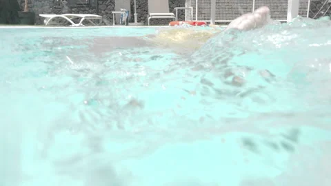 Water is his world Stock Footage 144888511