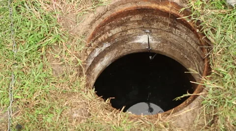 Water in Hole in Ground Stock Footage 57222368