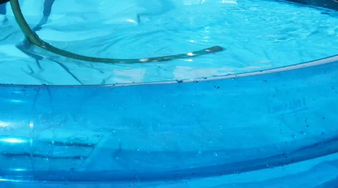 Water hose in pool 動画素材 731996