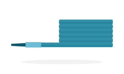 Water hose vector flat isolated Stock Illustration