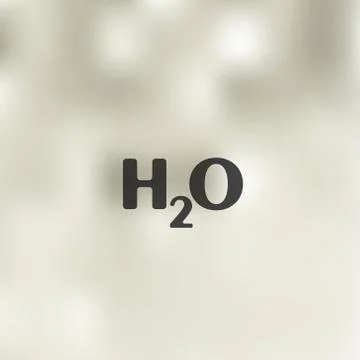 Water icon on blurred background Illustrazione stock