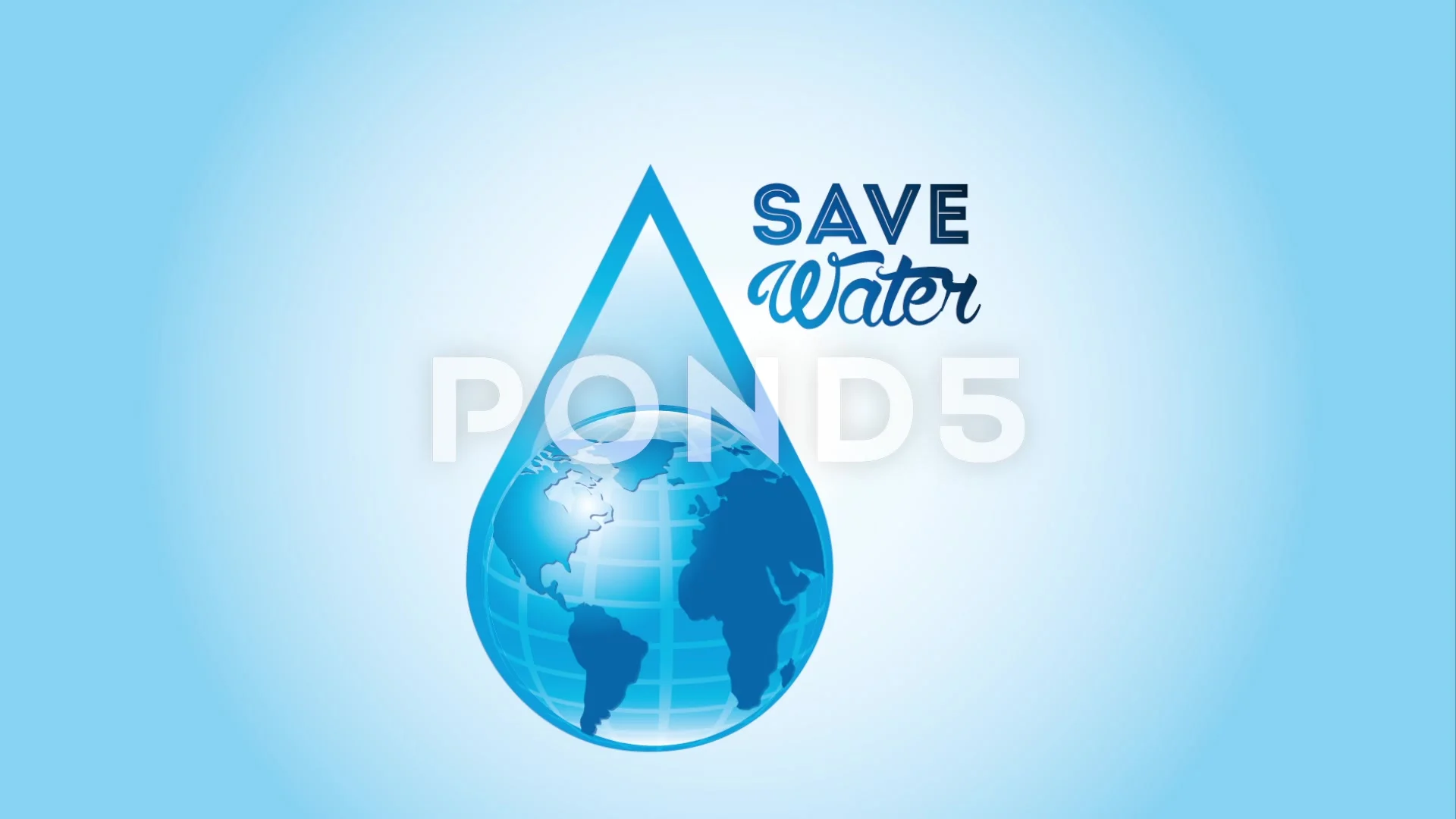 Water icon design, Video Animation | Stock Video | Pond5