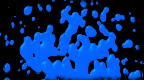 Water/ Ink Splash Video stock 583306