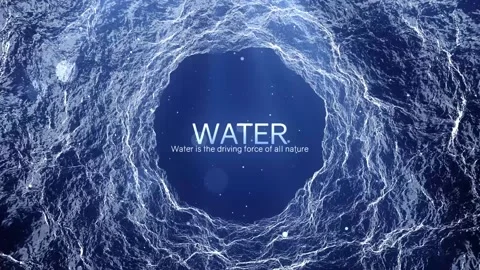 Water - Inspirational Titles Stock After Effects
