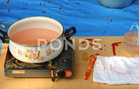 Water japan honshu gifu prefecture takayama hot Stock Photos
