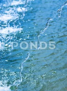 Stock Photograph: Water jet as background ~ Image #118823157
