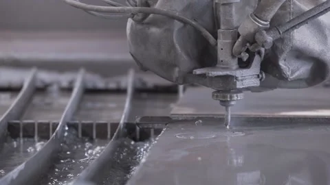 Water Jet Cutting Machine 動画素材 237100430
