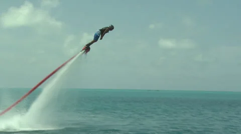 Water Jet Pack, Fly Board, Dive Stock Footage 33193240